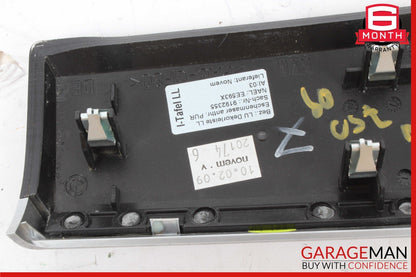 09-15 BMW 750i 750Li Right Passenger Side Dash Trim Panel 9192355 OEM