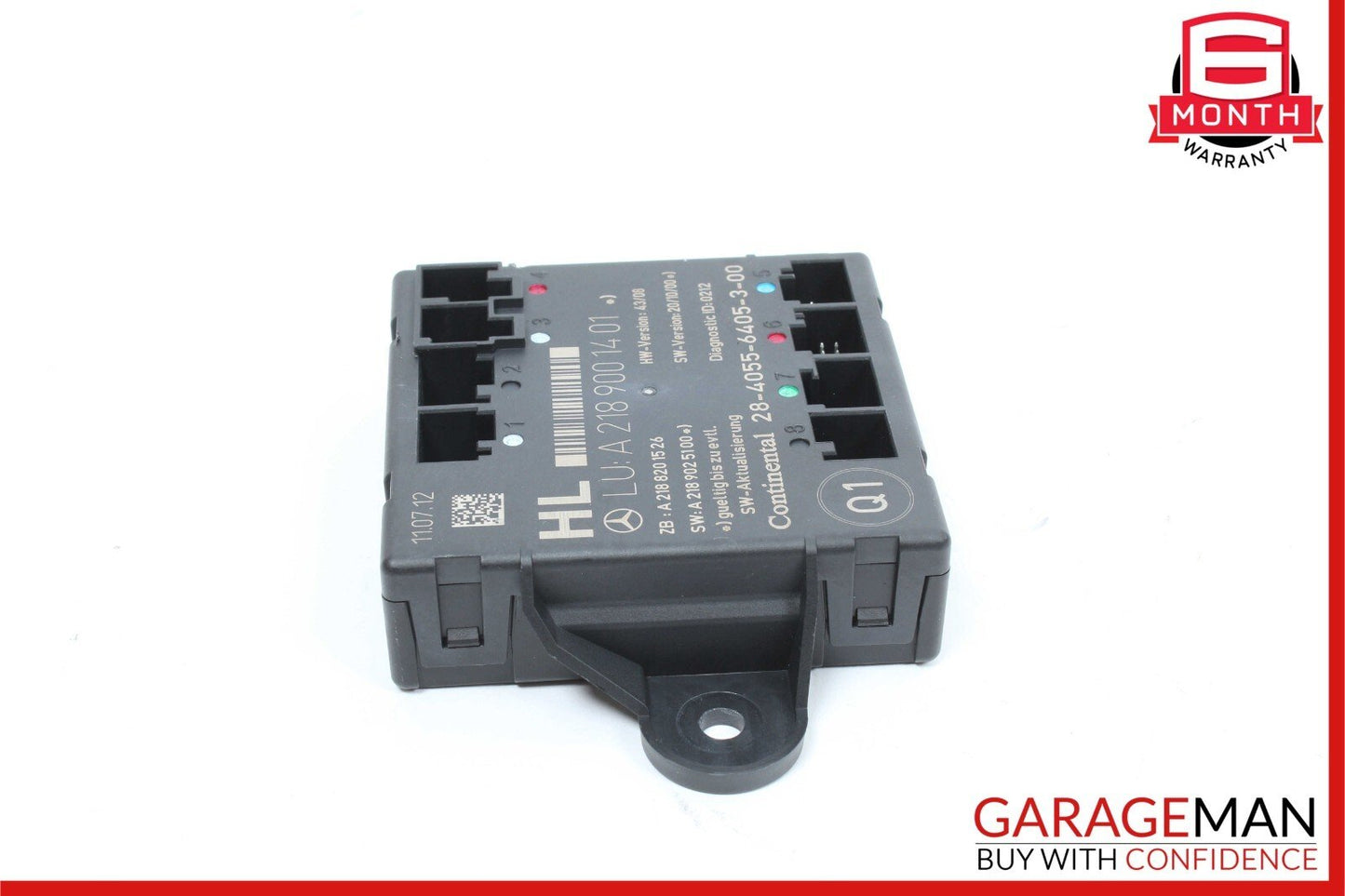 08-18 Mercedes W204 C250 Rear Left Side Door Control Module 2189001401 OEM