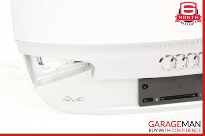 13-16 Audi A4 S4 Trunk Lid Shell Silver 8K5827023 OEM