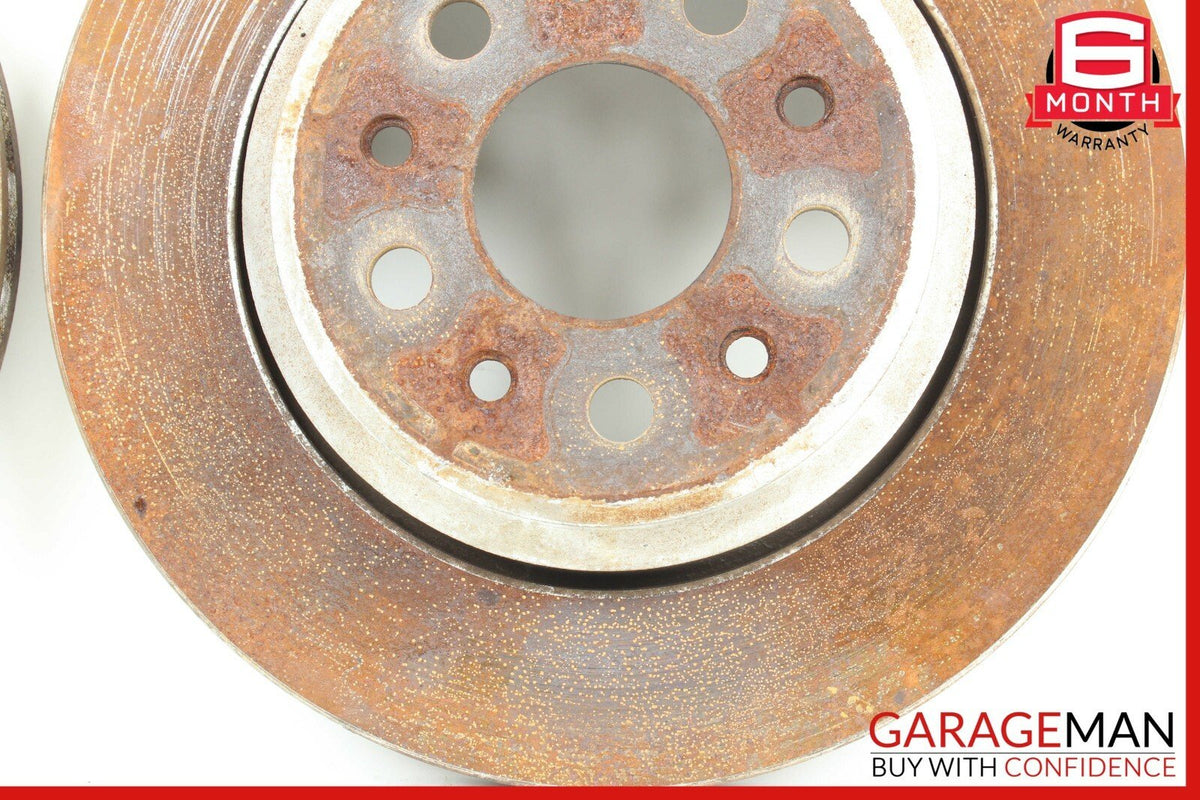 14-17 Maserati Ghibli Rear Left & Right Side Brake Rotor Disc Set of 2 Pc OEM