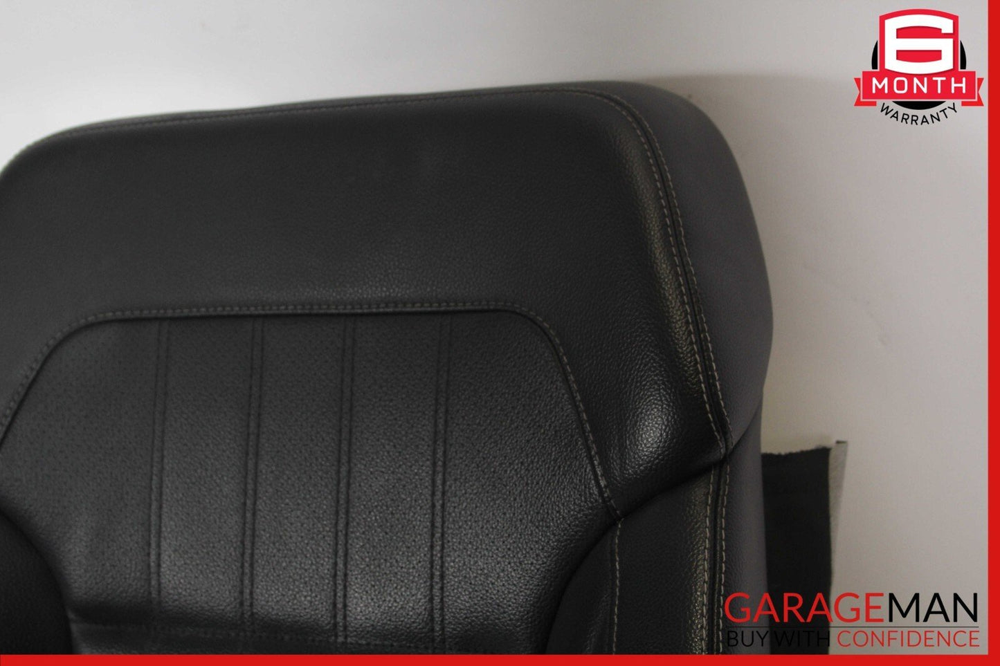 13-16 Mercedes X166 GL450 Front Right Side Top Upper Seat Cushion Cover Black
