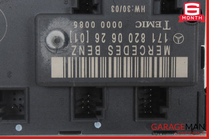 05-08 Mercedes R171 SLK280 SLK350 Front Right Side Door Computer Control Module