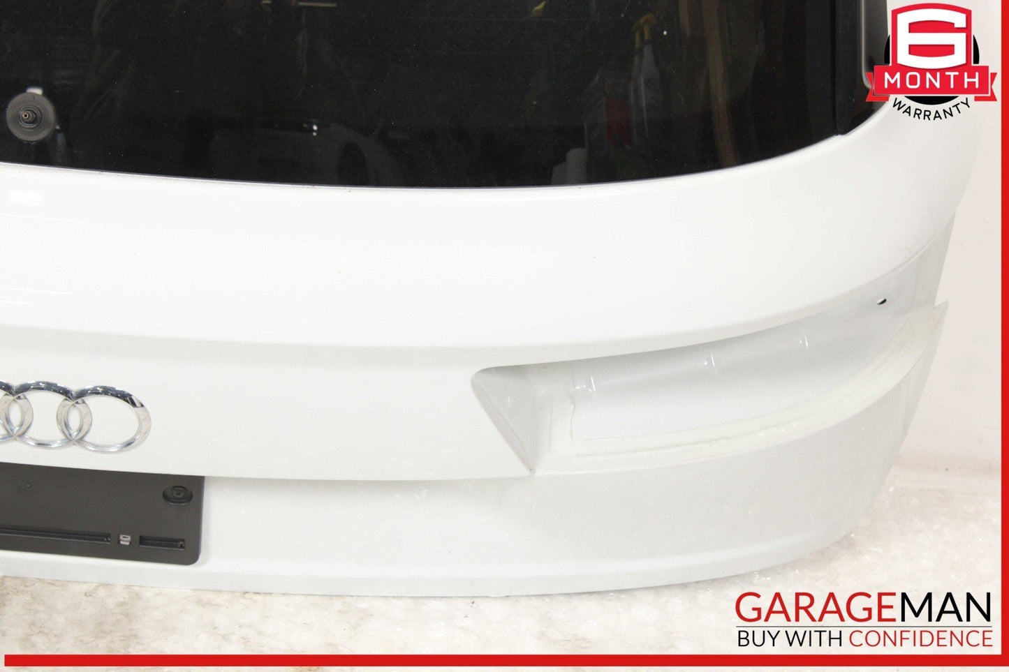 17-19 Audi Q7 Trunk Lid Liftgate Tailgate Hatch Shell White OEM