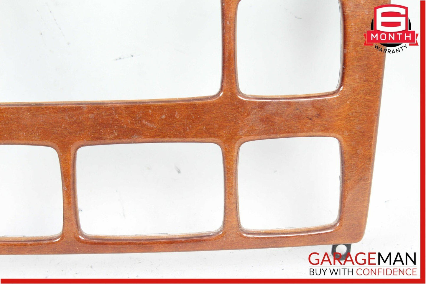 00-02 Mercedes W220 S600 S430 Radio Dash Wood Trim Bezel Panel Cover Wood OEM
