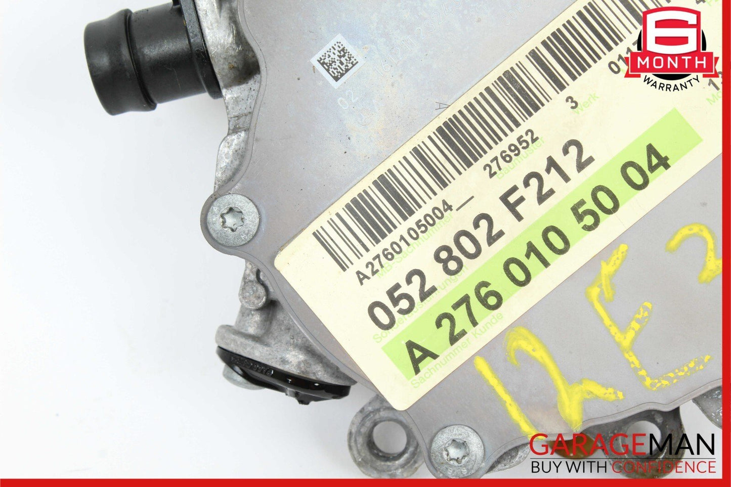 12-18 Mercedes W212 E350 SLK350 Engine Motor Brake Vacuum Pump 2760105004 OEM