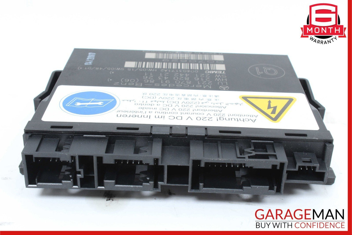 07-10 Mercedes W221 S63 AMG Front Left or Right Seat Contour Control Module OEM