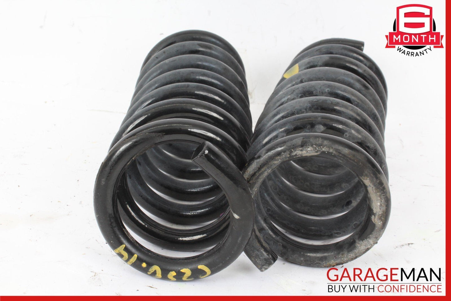 08-14 Mercedes W204 C250 Rear Right and Left Suspension Coil Spring Set OEM