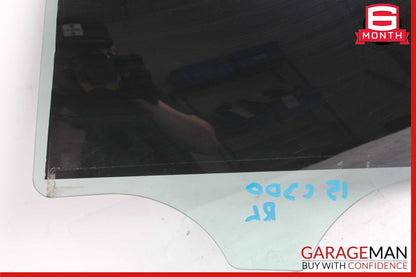 15-21 Mercedes W205 C300 C400 Rear Left Driver Side Door Window Glass OEM