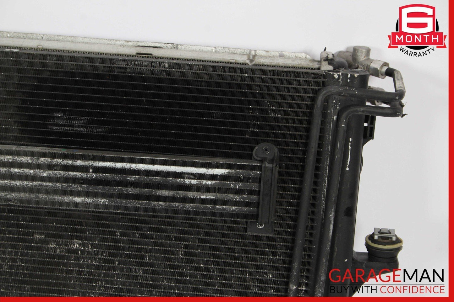 03-10 Porsche Cayenne 955 957 Engine Motor Cooling Radiator AC Condenser Assy