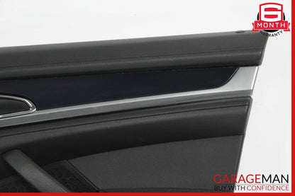 10-16 Porsche Panamera 970 Front Right Side Interior Door Trim Panel Cover Assy