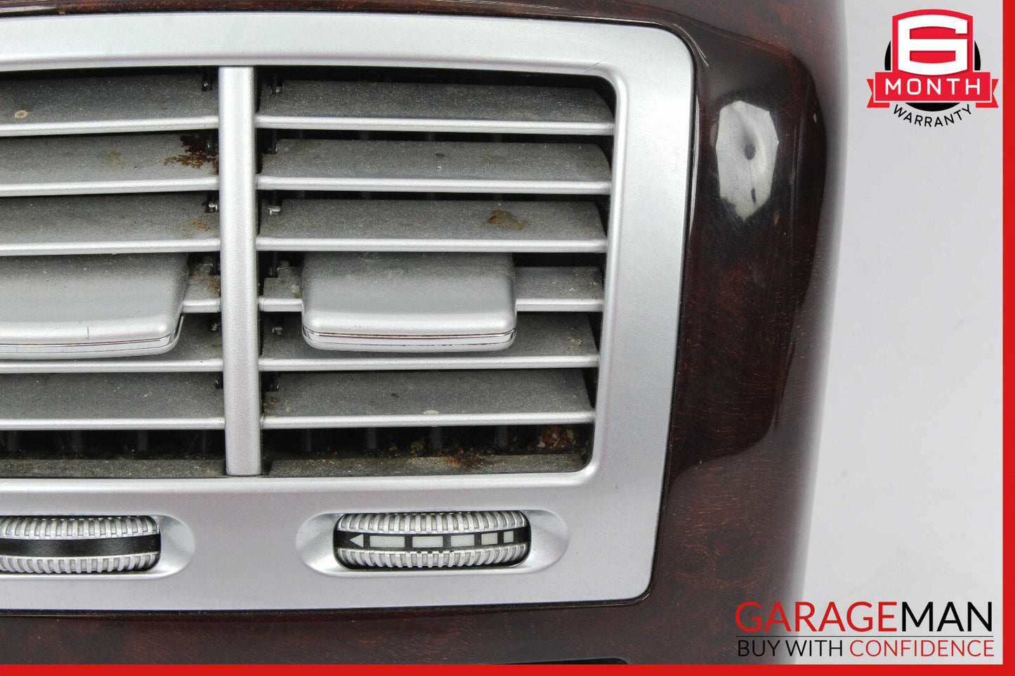 07-13 Mercedes W221 S550 Center Console AC A/C Air Vent Trim Rear OEM