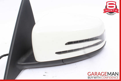 08-14 Mercedes W204 C300 C63 AMG Front Left Side Mirror Rear View Door White