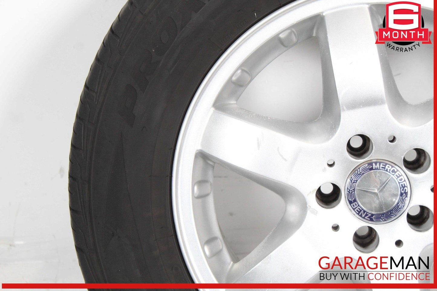 98-05 Mercedes W163 ML500 ML430 8.5 X 17 17" Wheel Tire Rim 1634012702 OEM