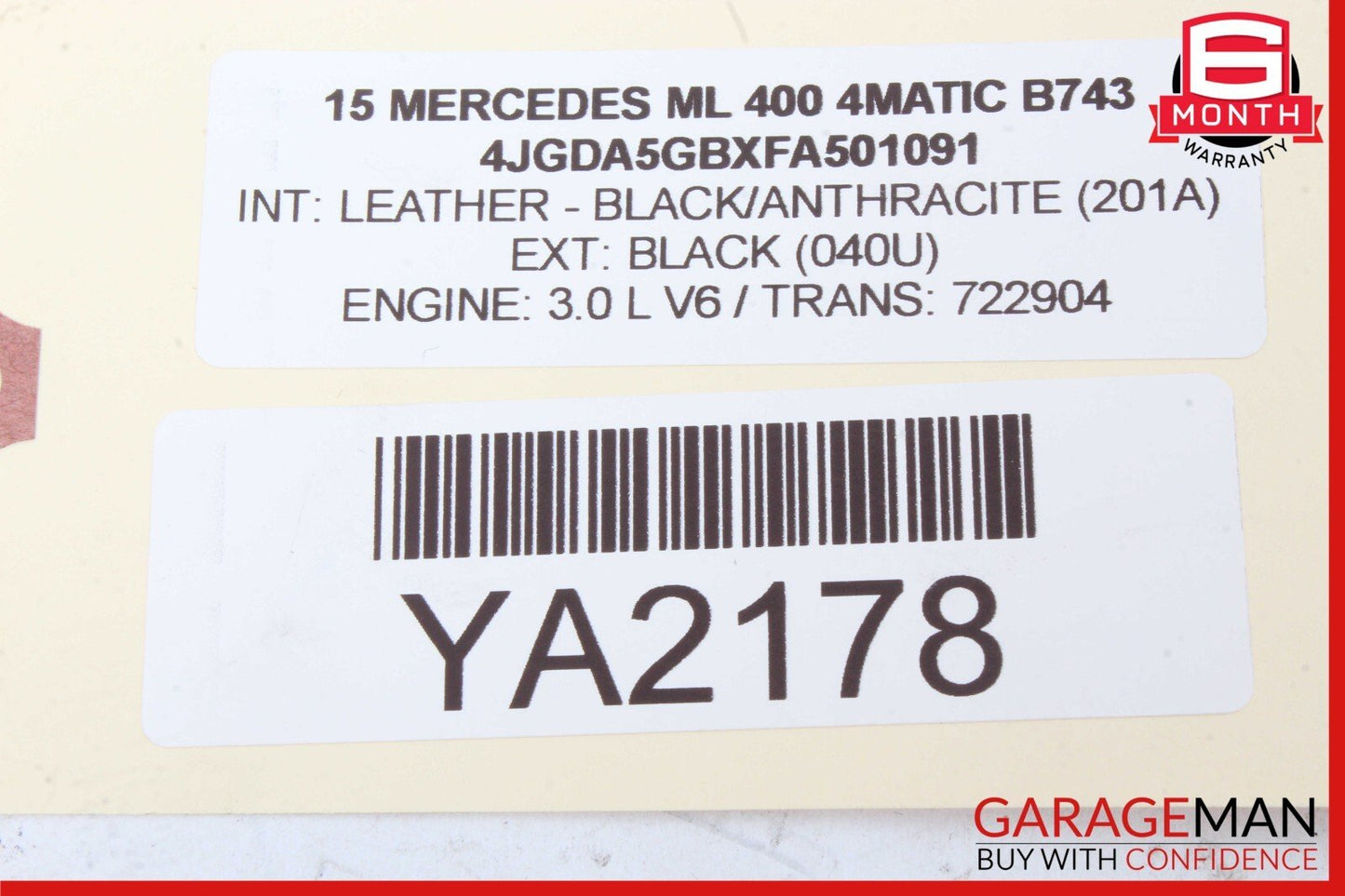 12-20 Mercedes W166 ML400 CLA250 Parking Brake Release Handle 2469050451 OEM