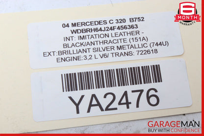 01-07 Mercedes W203 C320 C32 AMG Front Right Side Window Switch Button OEM