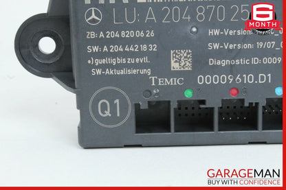 08-18 Mercedes W204 C63 AMG GLK350 Rear Right Side Door Control Module OEM