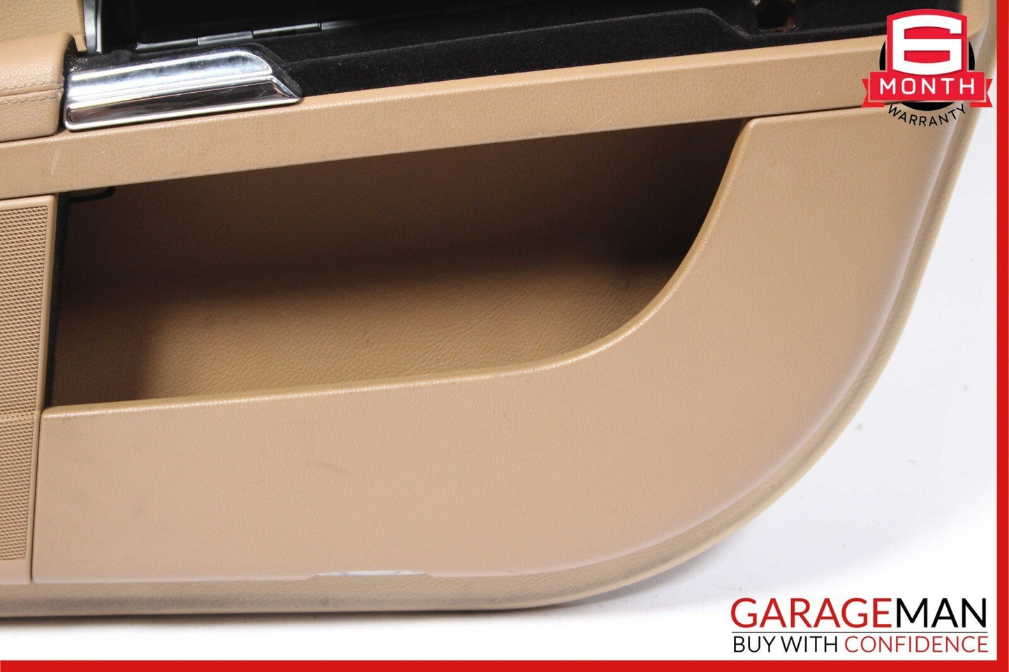 07-09 Mercedes W221 S450 S550 Front Right Complete Interior Door Panel Brown