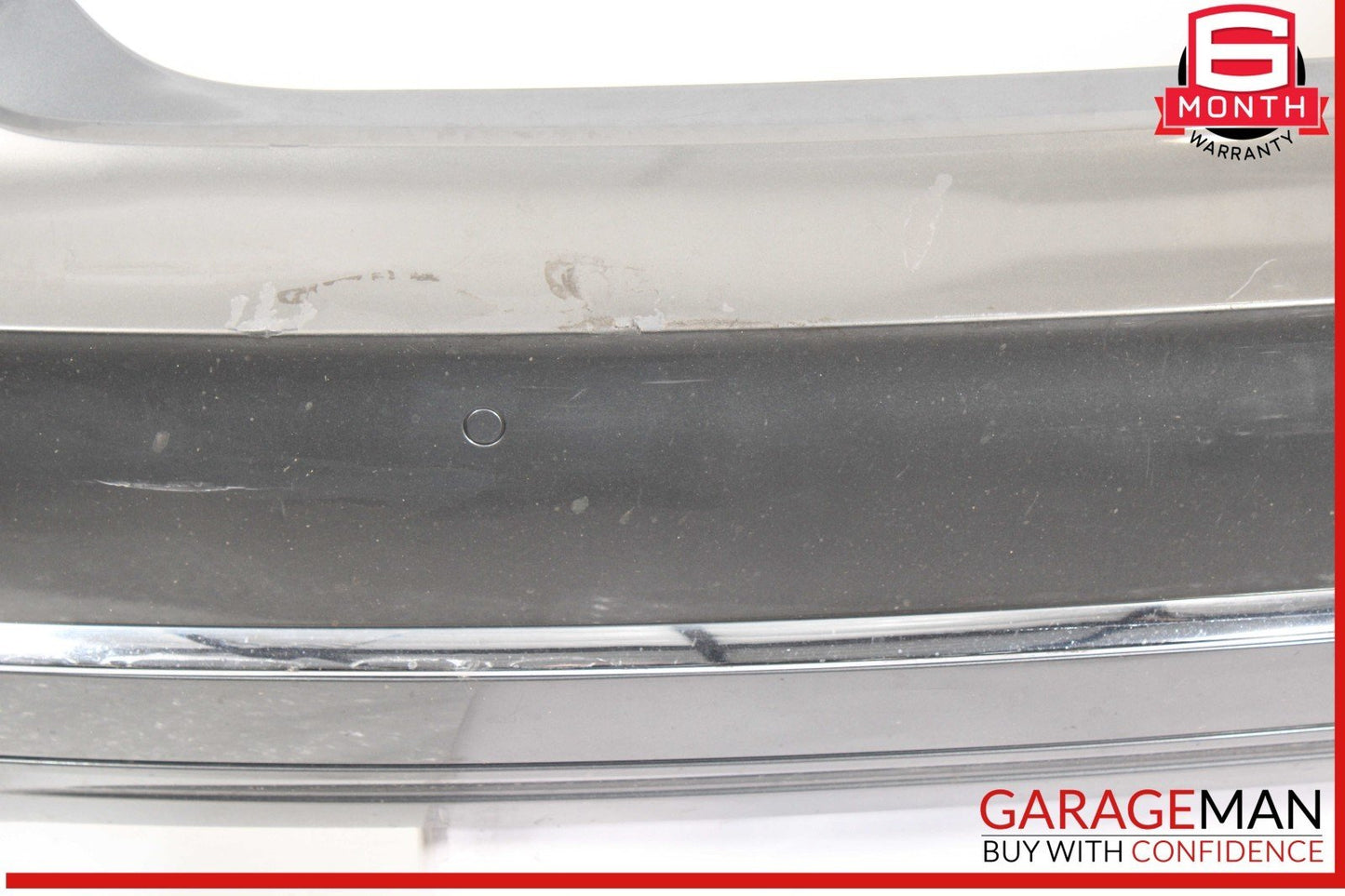 15-18 Audi A8 Rear Bumper Cover Assembly Grey 4H0807067E OEM