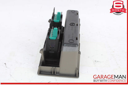 07-15 Audi Q7 Rear Heated Seat Control Switch w/ Trim Cover Panel 8E0963563 OEM