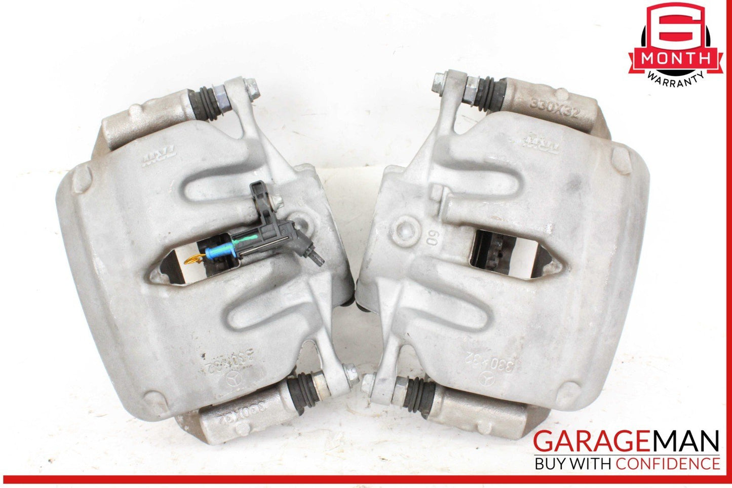 15-20 Mercedes W205 C300 C350e Front Left & Right Side Brake Caliper Set of 2