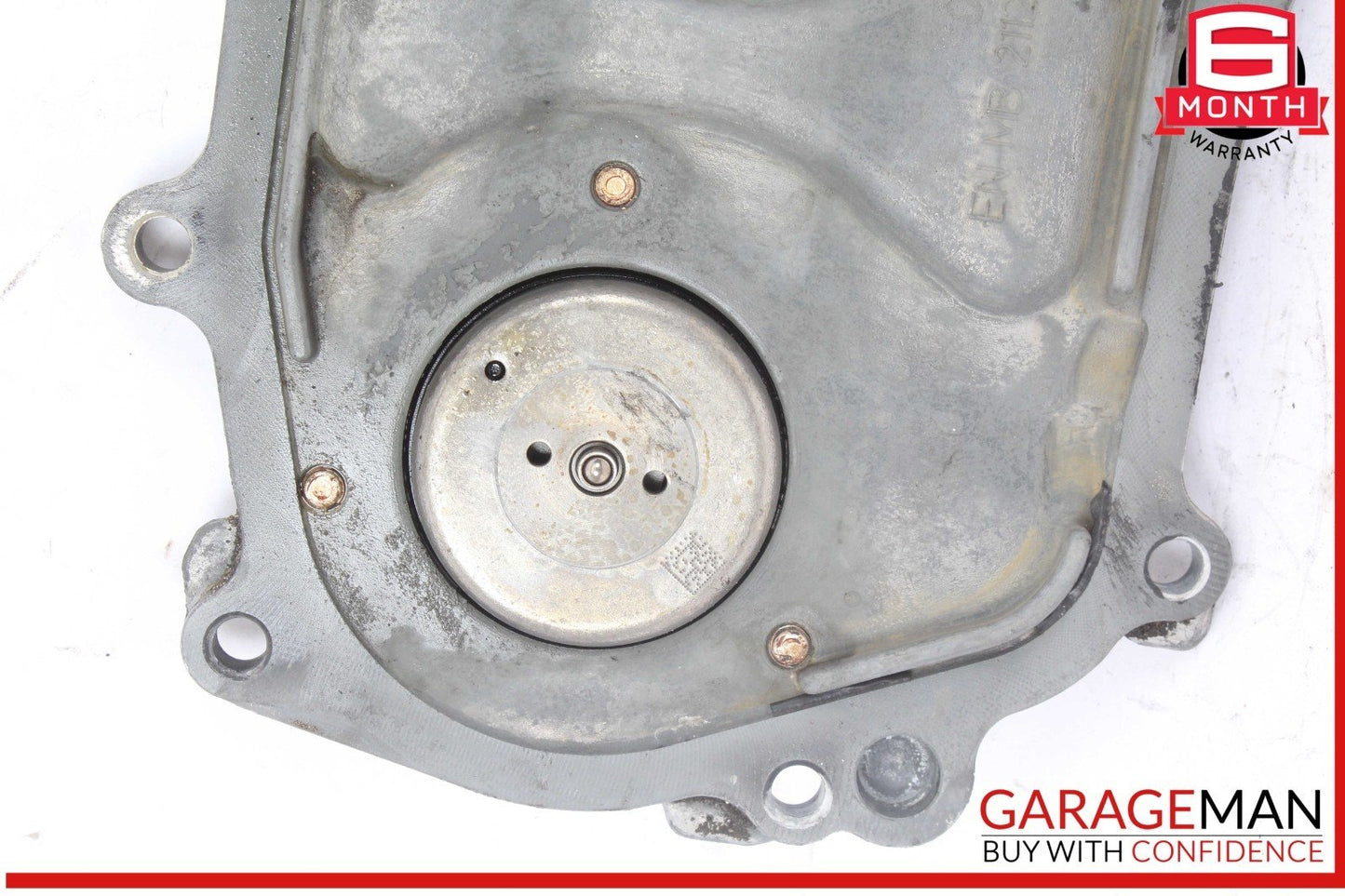 12-18 Mercedes W218 CLS550 Front Right or Left Side Engine Timing Chain Plate