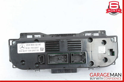 08-11 Mercedes W204 C300 AC A/C Climate Control Switch Module 2048300290 OEM