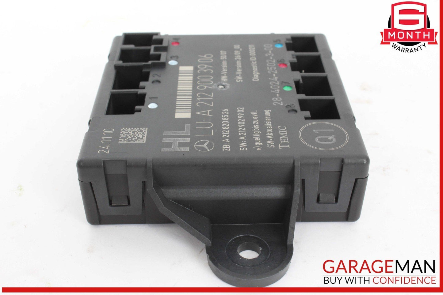 08-18 Mercedes W212 E350 Bluetec Rear Left Side Door Control Module 2129003906