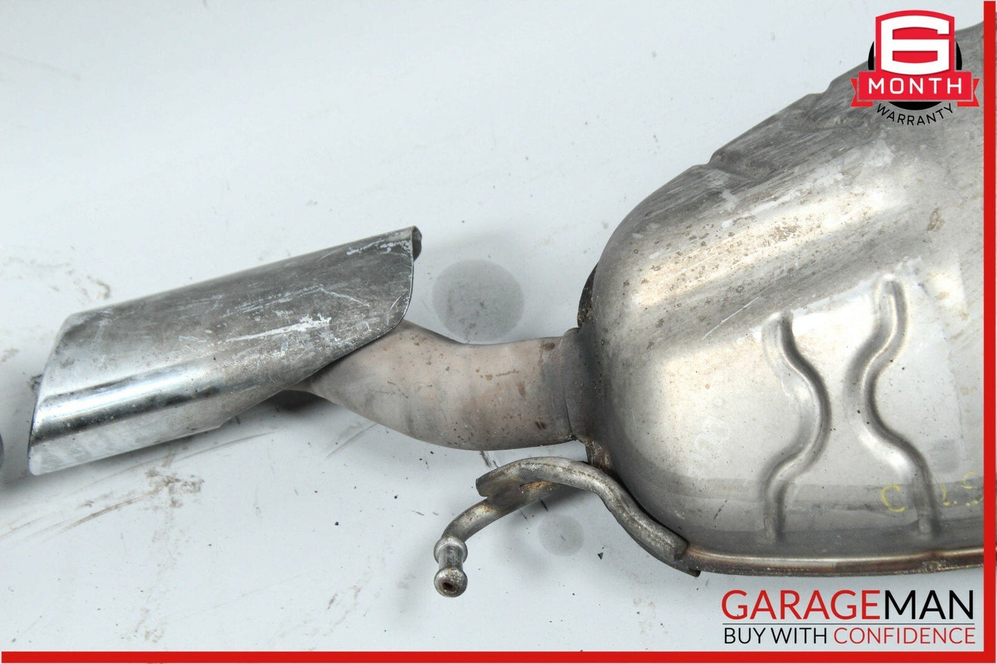 06-08 Mercedes W219 CLS550 Rear Left & Right Side Exhaust Muffler Mufflers Set