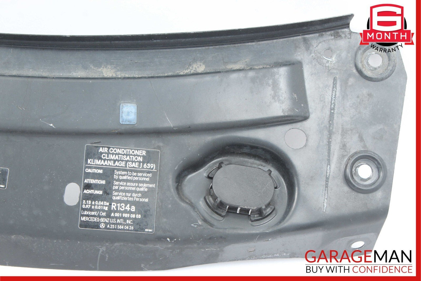 06-12 Mercedes X164 GL450 GL550 ML550 Upper Radiator Core Tie Bar Support OEM