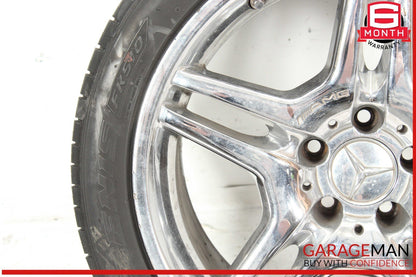 03-12 Mercedes R230 SL550 SL65 AMG Rear Wheel Tire Rim 9.5Jx18H2 ET33 OEM