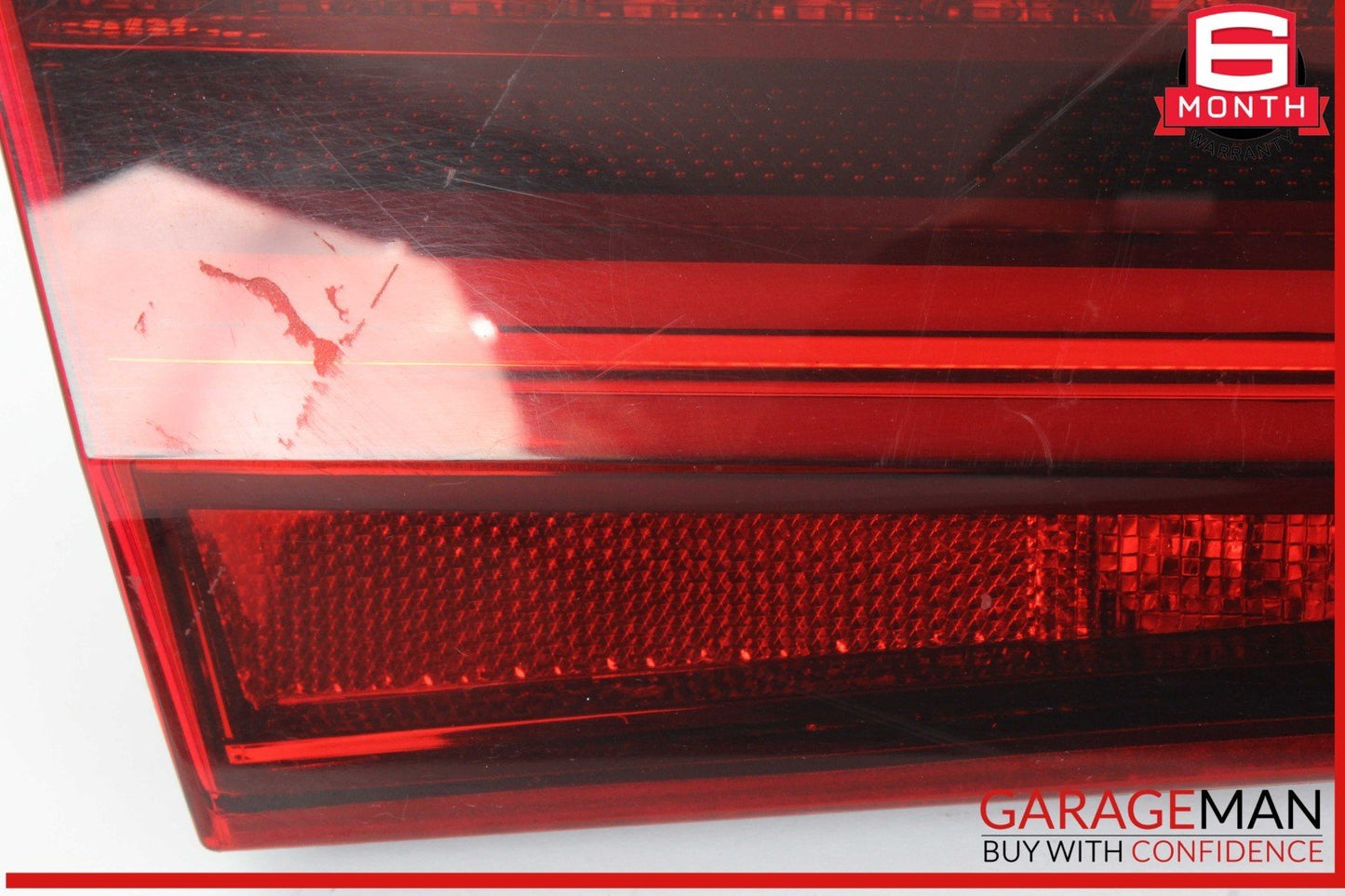 16-18 Audi A6 Rear Left Driver Side Inner Tail Light LED Lamp 4G9945567B OEM