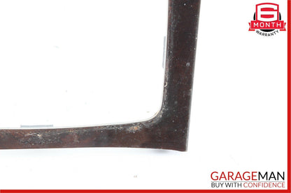 08-15 Mercedes W204 C250 C300 C350 Center Console Shift Shifter Bezel Trim Wood