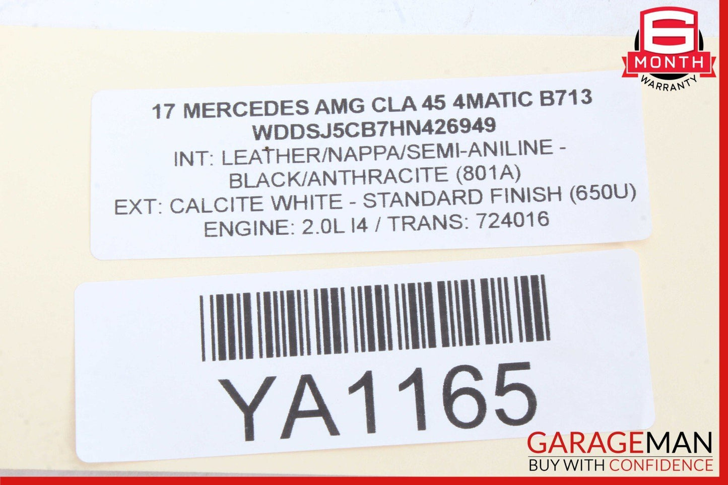 14-18 Mercedes W117 CLA250 Front Center AC A/C Air Vent Nozzle Trim Grill OEM