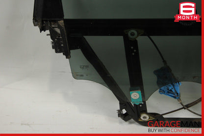 03-06 Porsche Cayenne 955 Rear Right Door Frame Window Regulator Glass Assy
