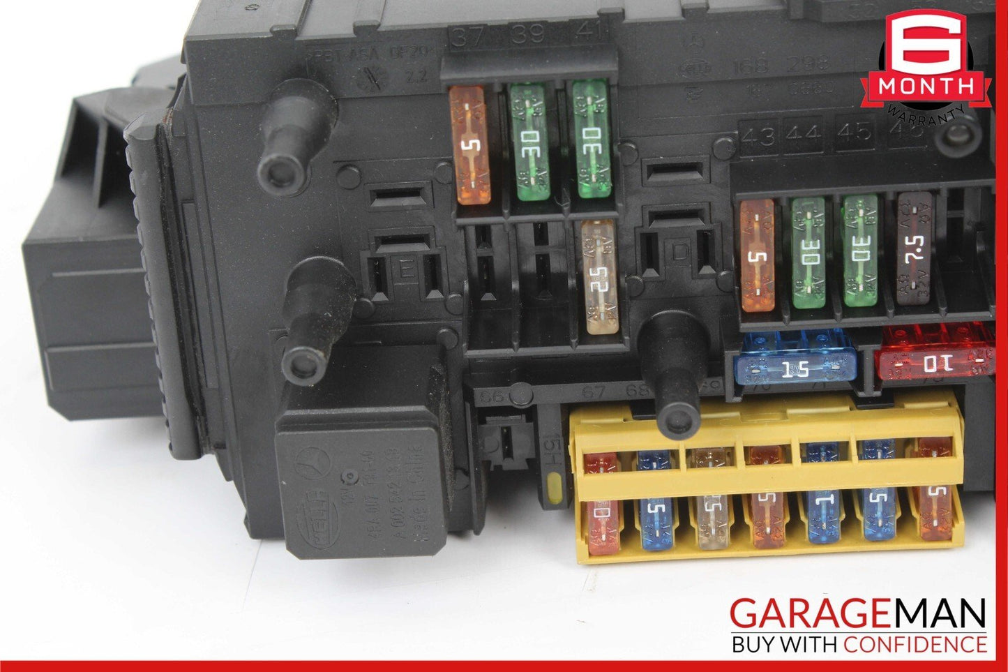 10-18 Mercedes W212 E63 AMG Rear Fuse Relay Box SAM Signal Acquisition Assembly
