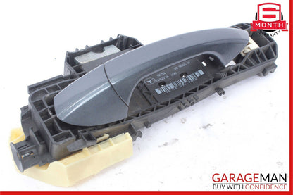 10-13 Mercedes W212 E350 E550 Rear Left Exterior Door Handle Tenorite Gray OEM
