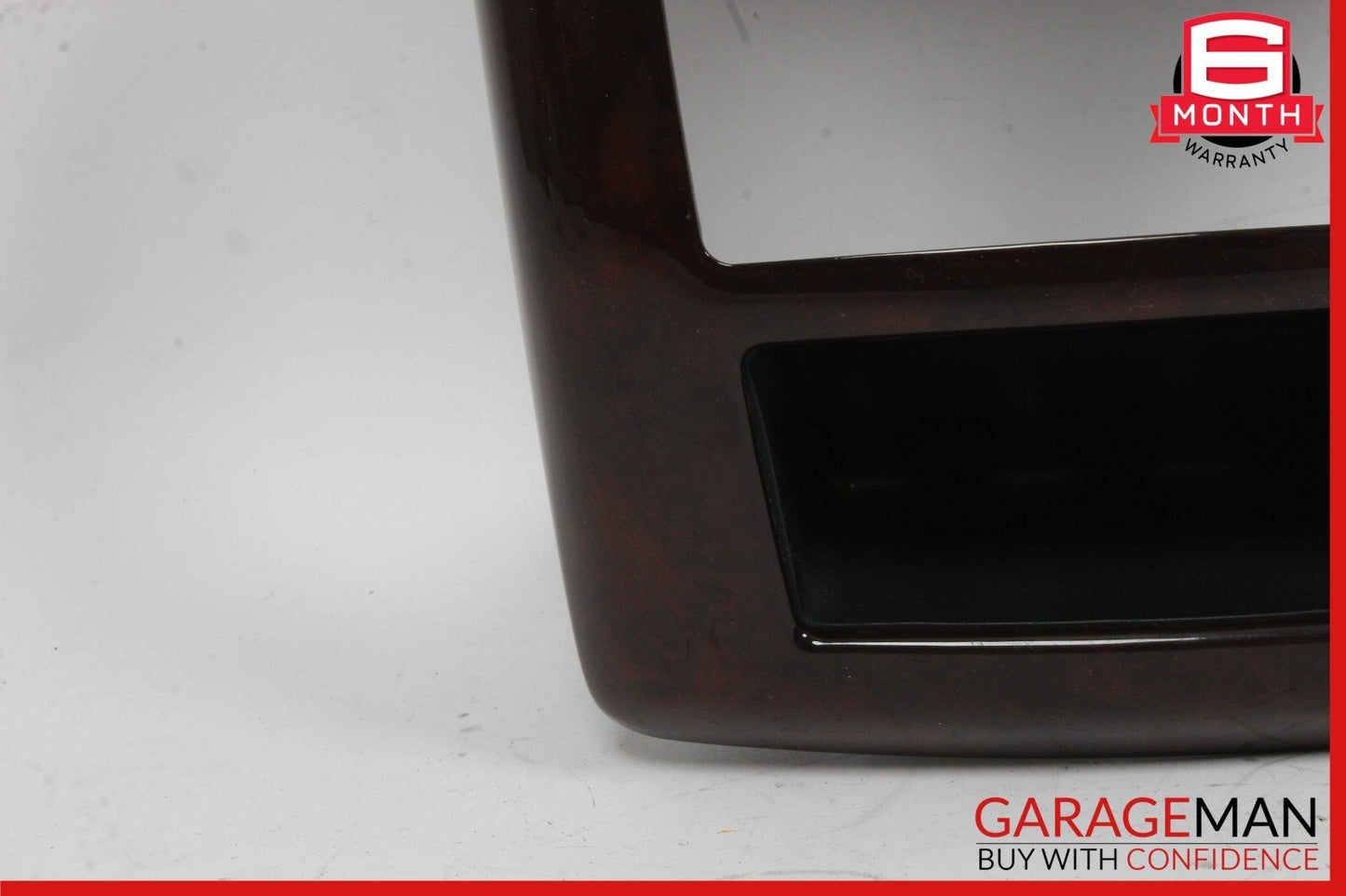 07-13 Mercedes W221 S550 S63 AMG Center Console Rear AC Control Trim Bezel Wood