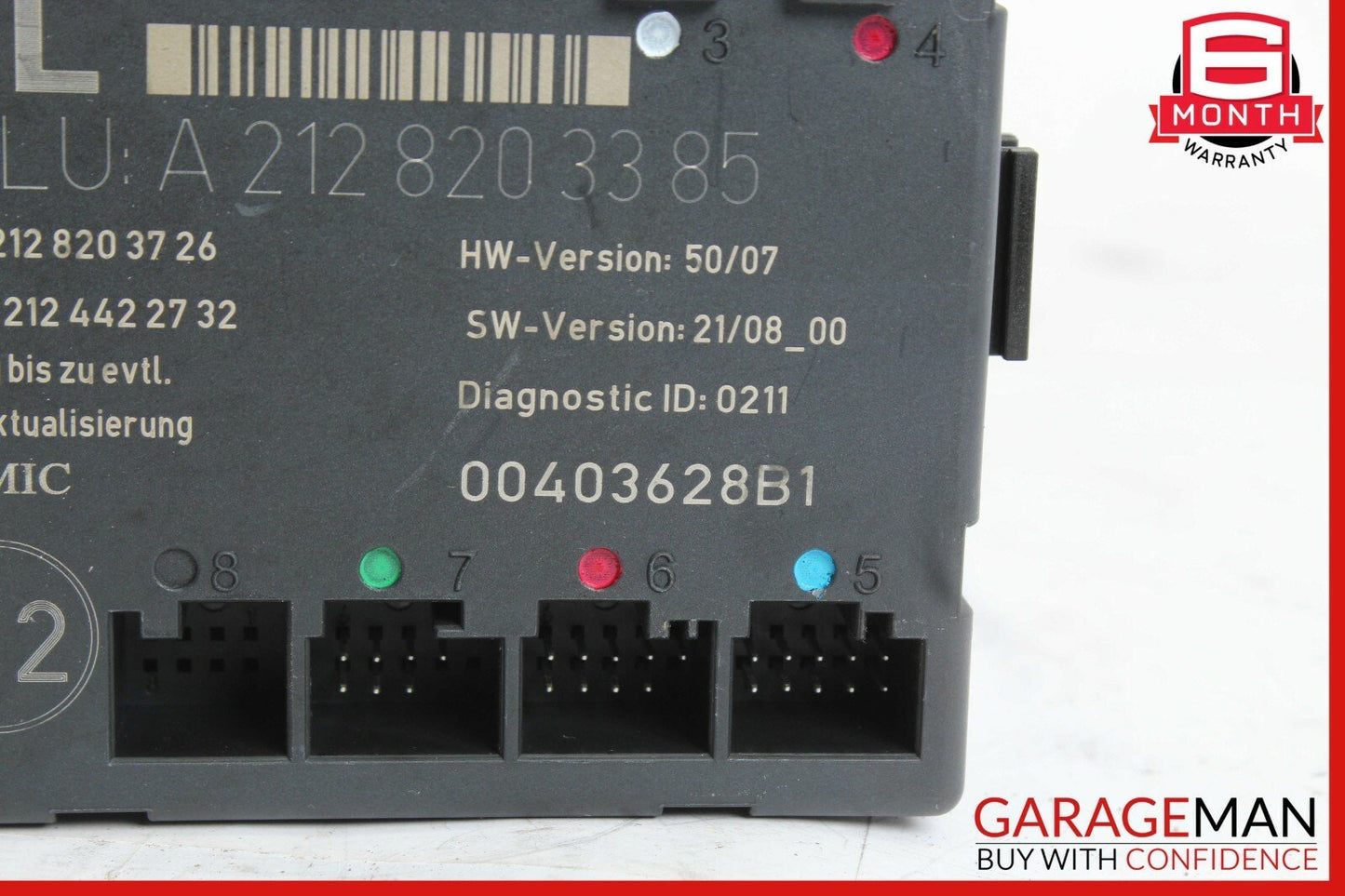 08-15 Mercedes W204 C300 C350 Front Left Side Door Control Module 2128203385 OEM