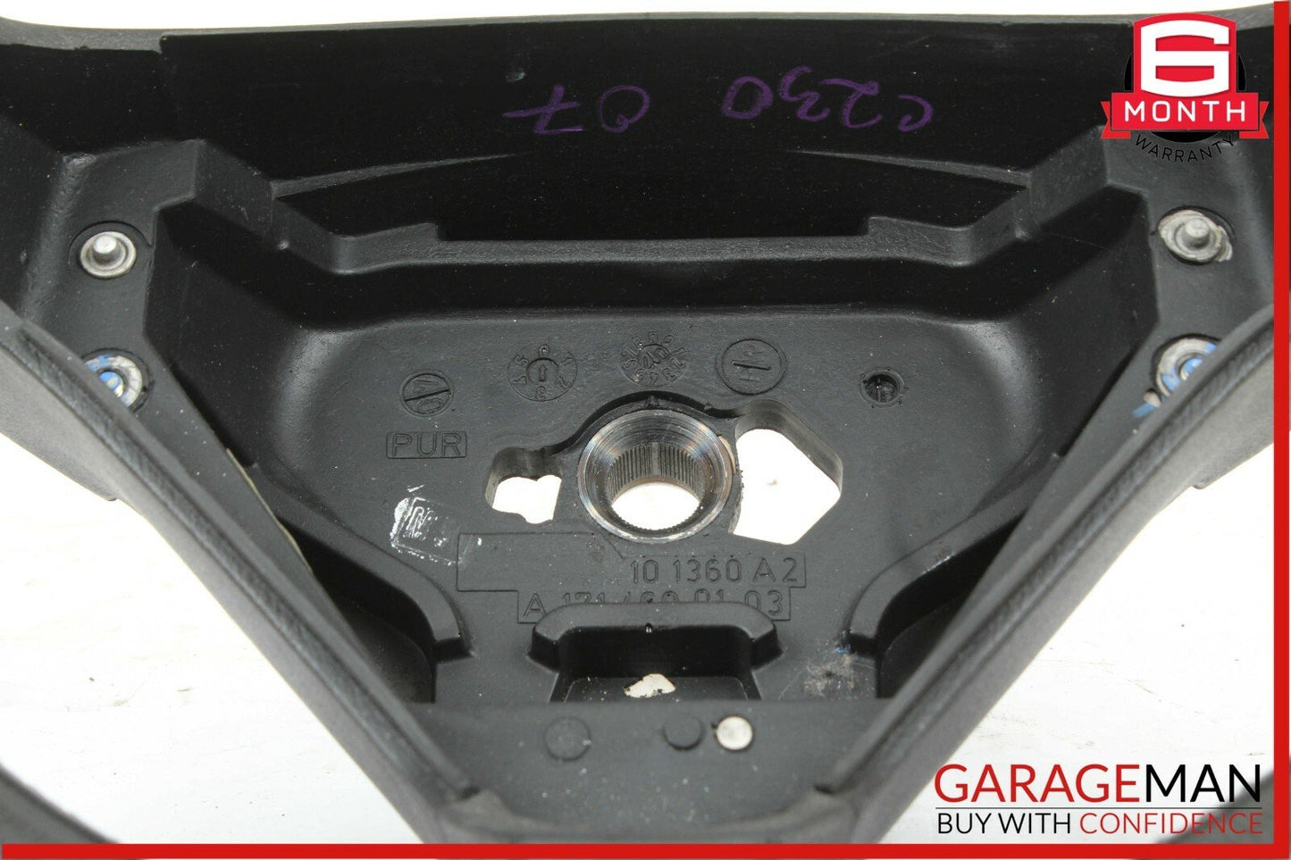 05-08 Mercedes C230 C280 SLK280 SLK350 Sport 3 Spoke Steering Wheel Black