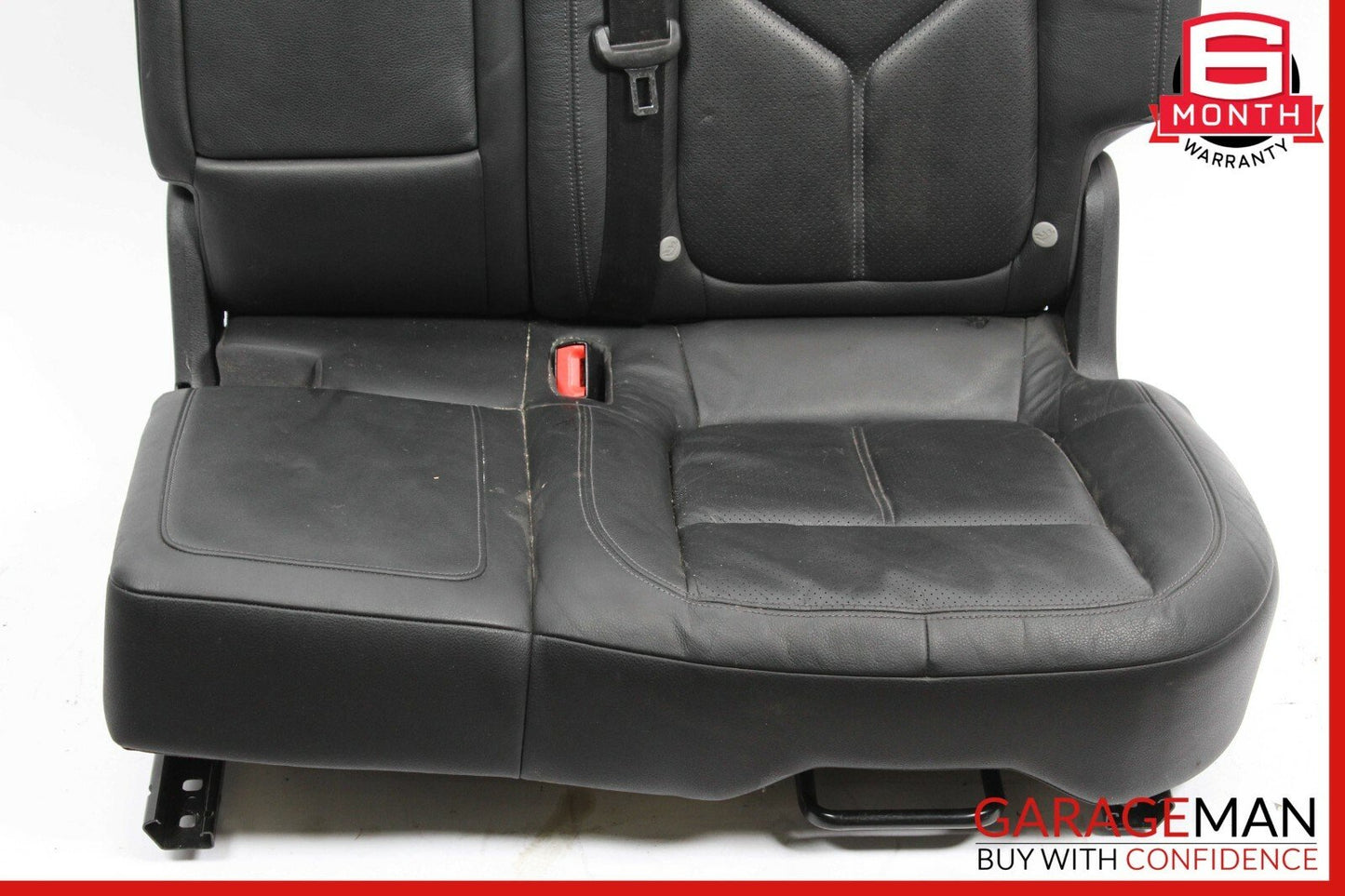 11-17 Porsche Cayenne 958 Rear Left Side Complete Seat Cushion Assembly Black