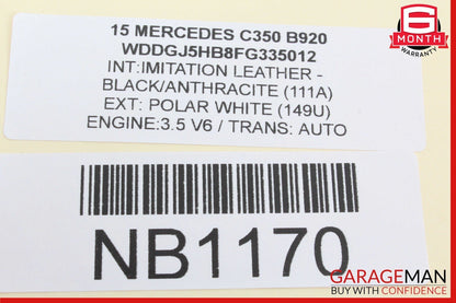 12-15 Mercedes W204 C350 C250 Dash AC A/C Air Vent Grill Left Side OEM