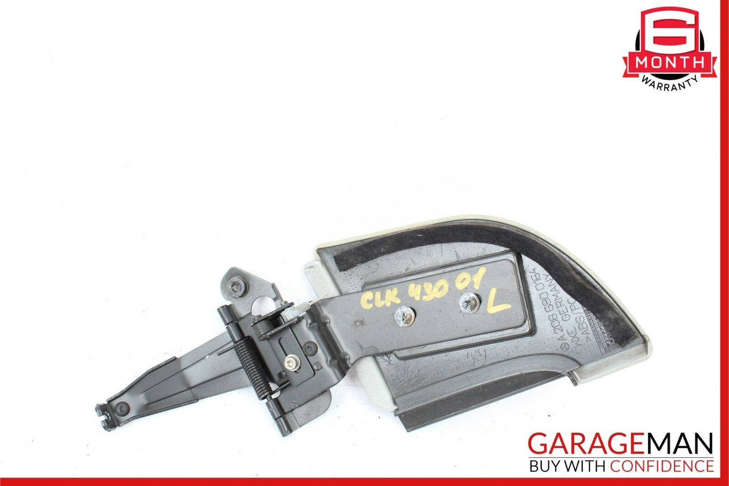 98-03 Mercedes W208 CLK320 CLK430 Left Side Trunk Flap Convertible Top Beige