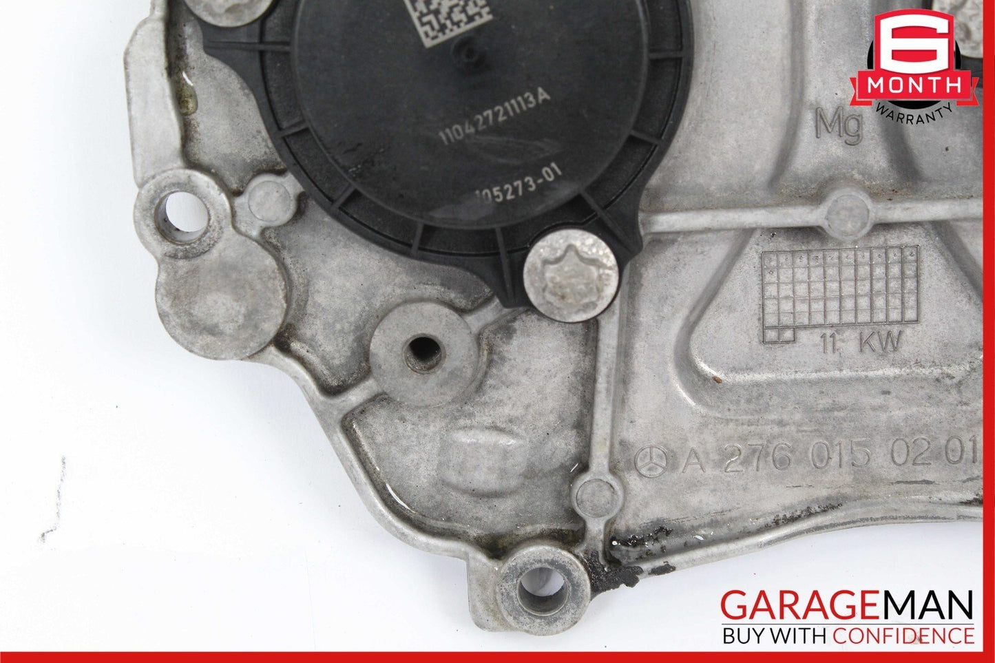 12-18 Mercedes R172 SLK350 Front Left or Right Engine Timing Chain Cover Plate