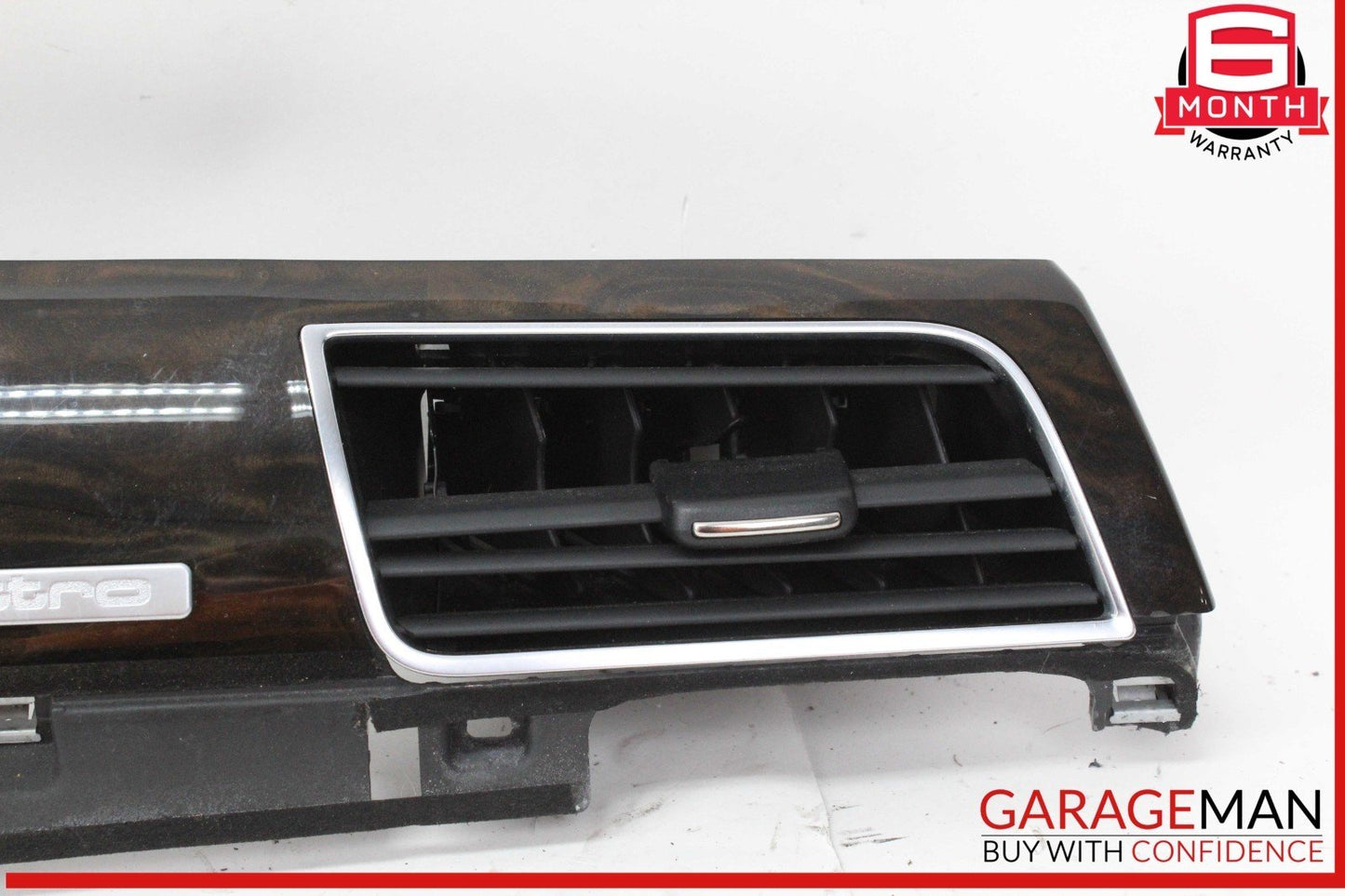 11-18 Audi A8 S8 Front Right Side Dash Trim Cover Panel w/ AC A/C Air Vent OEM