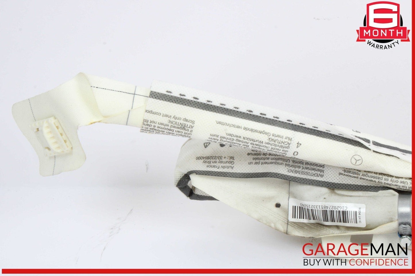 08-14 Mercedes W204 C250 C300 Left Driver Side Roof Curtain Airbag Air Bag OEM