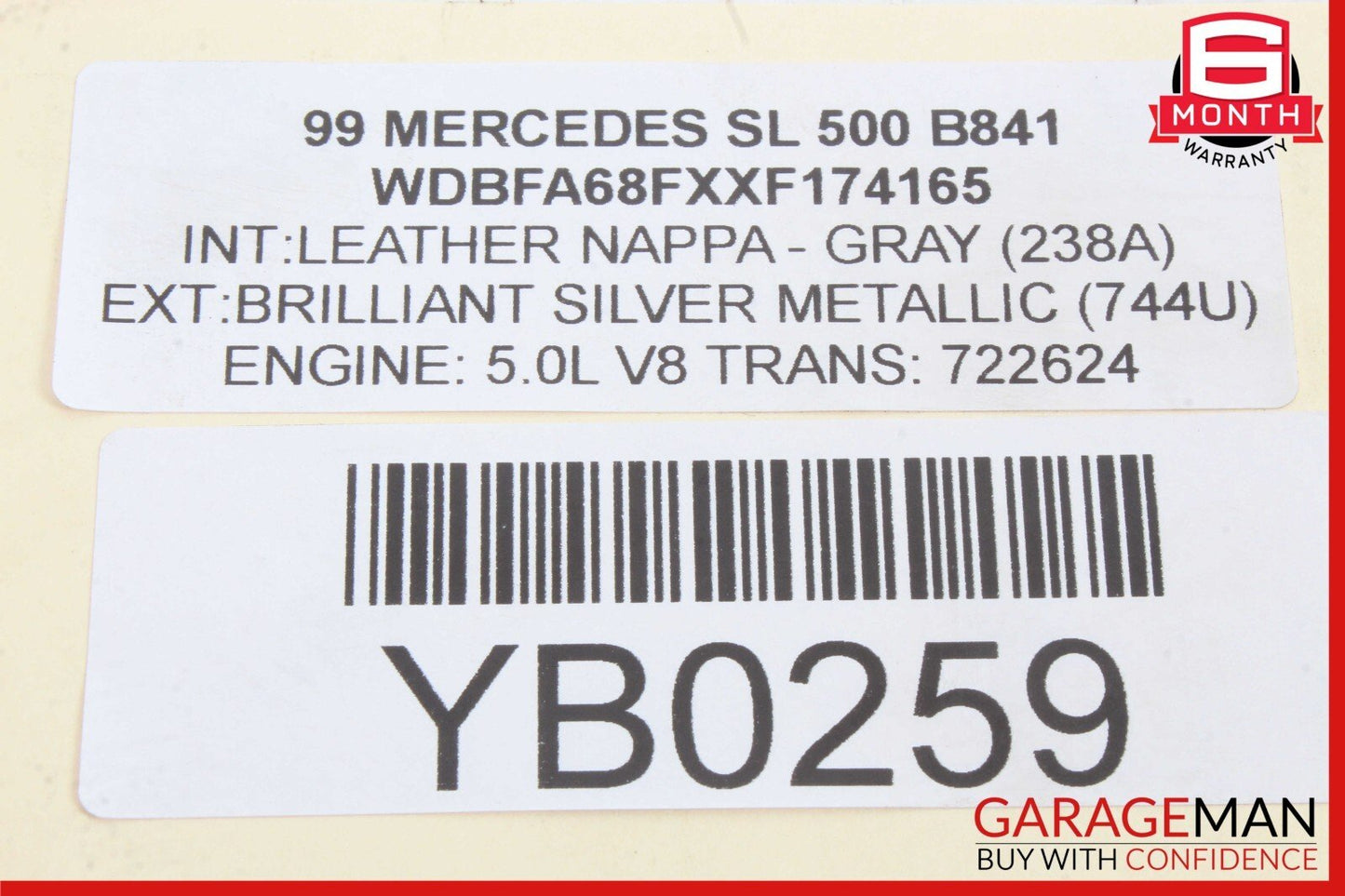97-99 Mercedes R129 SL500 CL500 Headlight Lamp Range Adjust Control Unit OEM