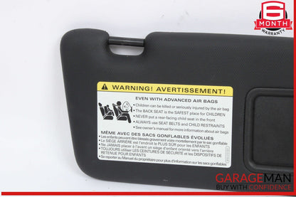 09-17 Audi Q5 A4 A5 S4 S5 Front Right Passenger Side Sun Visor 8U0857552F OEM