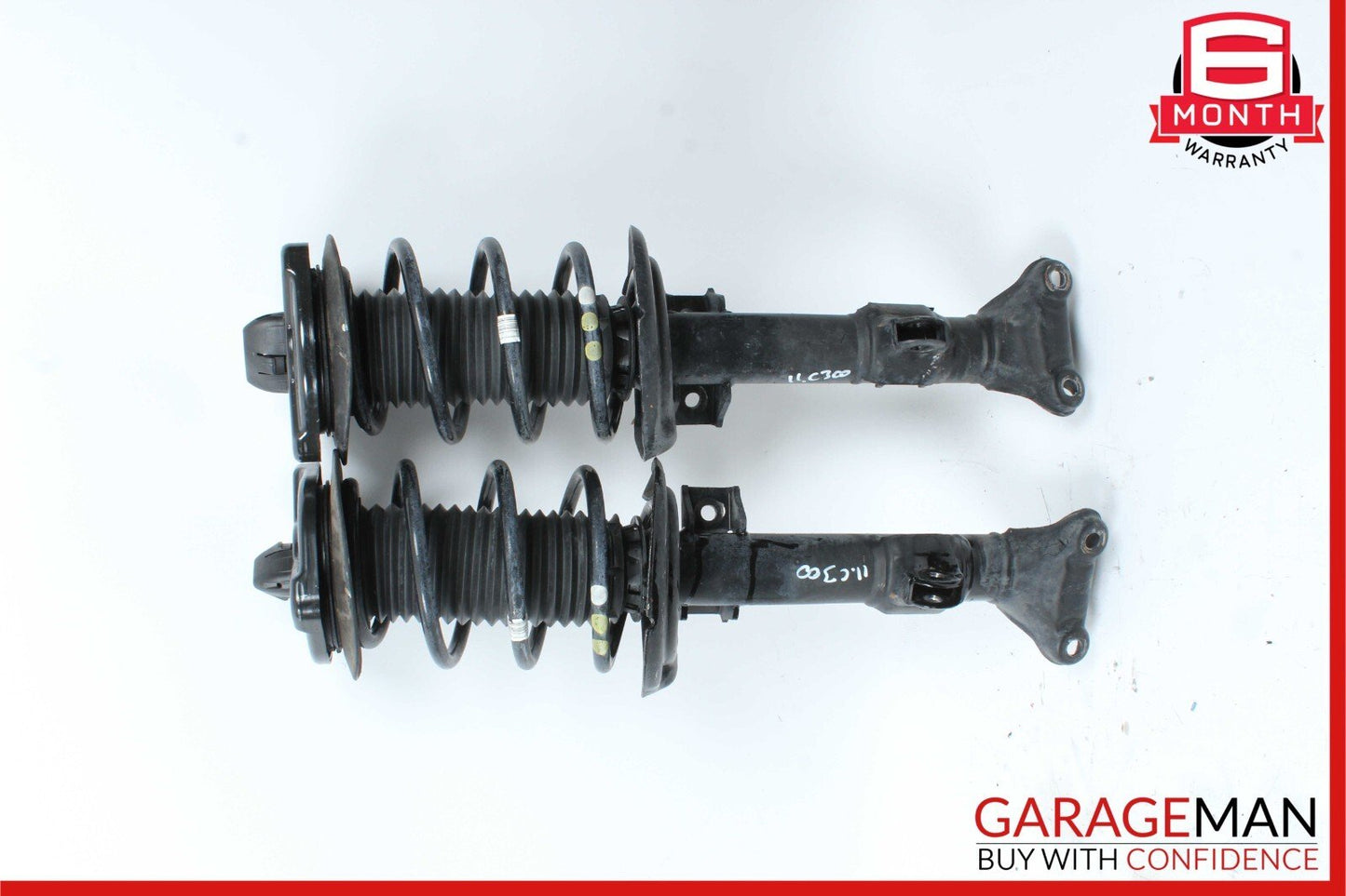 08-17 Mercedes C300 E350 Front Right & Left Shock Strut Absorber Set OEM