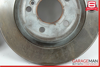 12-16 Mercedes R172 SLK350 Rear Right & Left Side Brake Rotor Disc Set