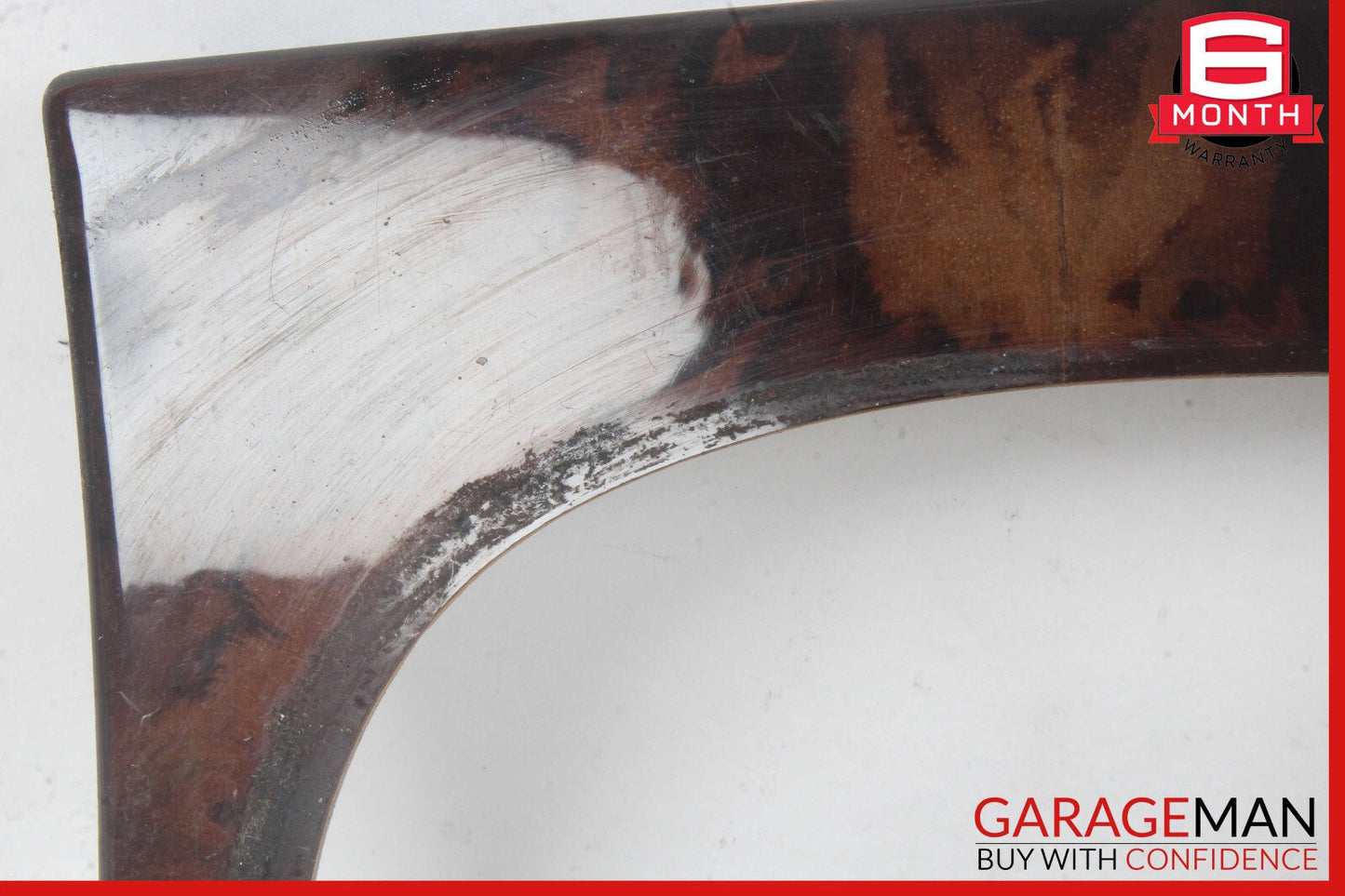 00-06 Mercedes W220 S430 S55 AMG Center Console Shift Shifter Trim Bezel Wood